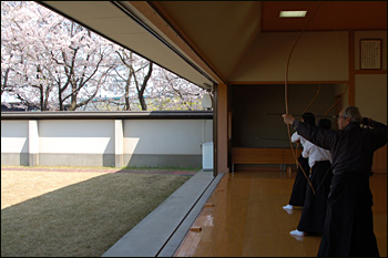 内間木公園弓道場-桜景（2009年4月6日）4